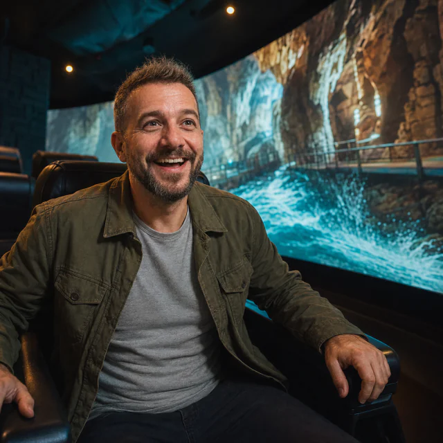 Harzdrenalin 5D-Kino – Professor Fallwasser